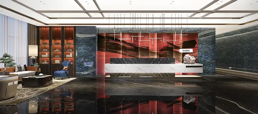 モダンなデザイン大理石PVCフィルムロール