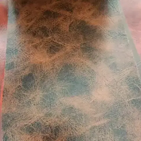 PVC レザー通気性柔軟なフェイクレザー生地フィルム